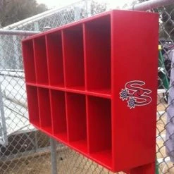 Jaypro Helmet Rack - 10 Helmet Capacity (5 Rows Of 2)