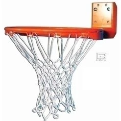 Gared Sports High-Strength Institutional Rear Mount Fixed Goal With Nylon Net