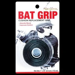 Hot Glove REPLACEMENT BAT Grip-Black - Pack Of 6