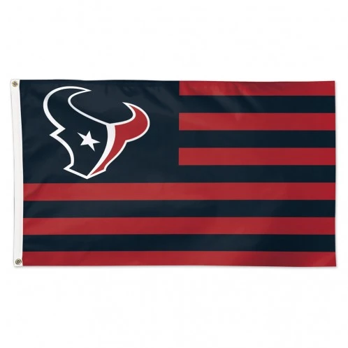 Caseys Distributing, Inc Houston Texans Flag 3x5 Deluxe Americana Design