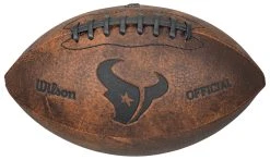 Caseys Distributing, Inc Houston Texans Football-Vintage Throwback-9 Inches