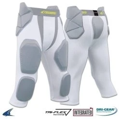Champro Sports Man-Up - 7-Pad Girdle - White - Youth M