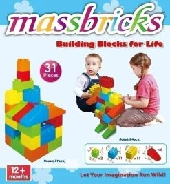 Platports.com, Inc. Massbricks 31 Pieces