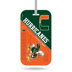 Caseys Distributing, Inc Miami Hurricanes Luggage Tag