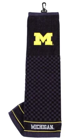 Caseys Distributing, Inc Michigan Wolverines 16"x22" Embroidered Golf Towel