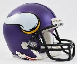 Caseys Distributing, Inc Minnesota Vikings Replica Mini Helmet With Z2b Face Mask