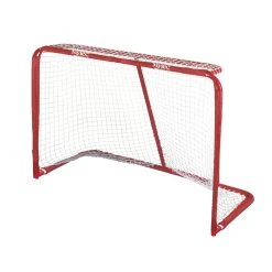 Mylec 78 X 48 X 33 Official Pro Steel Floor Hockey Goal, Red