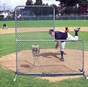 LASteelCraft Pitcher Protection Screen 6 Feet X 7 Feet