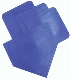 Olympia Sports Poly Baseball Bases - Blue