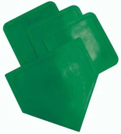 Olympia Poly Baseball Bases - Green