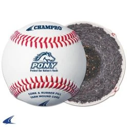 Champro Sports Pony League Baseball - Full Grain Leather Cover