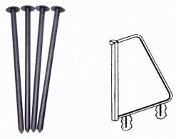 Olympia Sports Portable Ground Anchors - 16" Pegs - 17 Lbs.