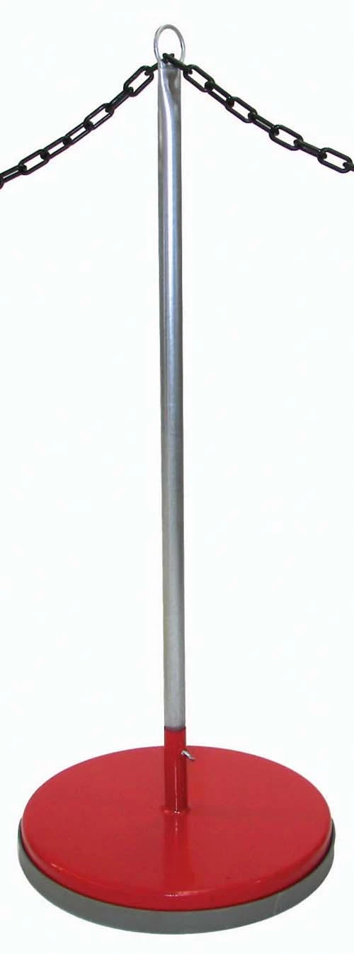 Olympia Sports Portable Rope Post - Red