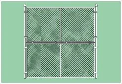 Sports Play Prefabricated Baseball/Softball Backstop