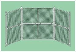 Sports Play Prefabricated Baseball/Softball Backstop