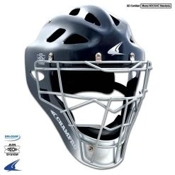 Champro Sports Pro-Plus Hockey Style Headgear - Black - Adult 7-7 1 - 2