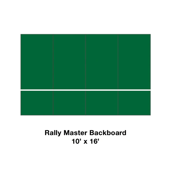 Douglas Sports Rally Master Backboard 10' X 16' - Vertical Or Sloped - Each