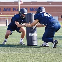 Pro Down Round Blocking Dummy 13" X 38" 10 Lb -Black