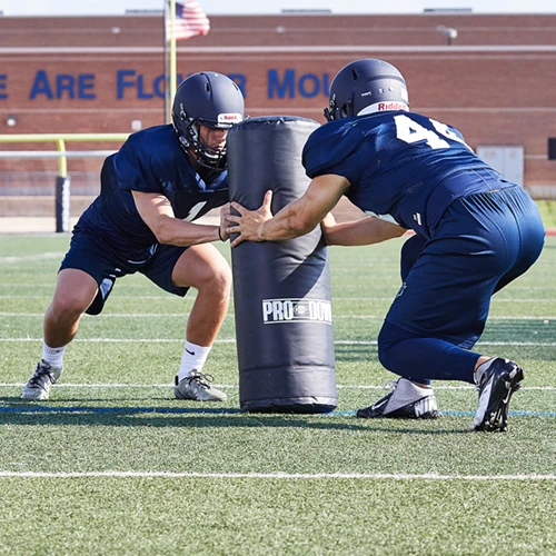 Pro Down Round Blocking Dummy 13" X 38" 10 Lb -Black
