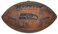 Caseys Distributing, Inc Seattle Seahawks Football-Vintage Throwback-9 Inches