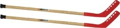 Olympia Shield 42" Deluxe Wood Hockey Sticks (2 Red)