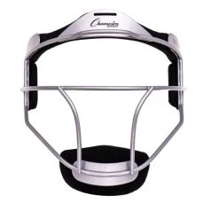 Champion Sports Softball Face Mask Adult Silver