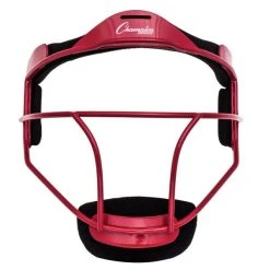 Champion Sports Softball Face Mask Youth Red