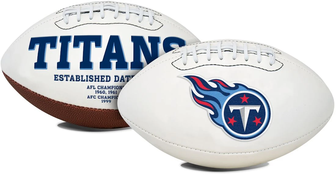Caseys Distributing, Inc Tennessee Titans Football Full Size Embroidered Signature Series