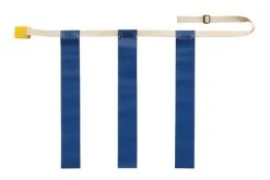 Olympia Sports Triple Threat Flag Football Belt - Large - Blue