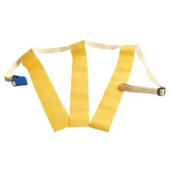 Triple Threat Flag Football Belts Yellow