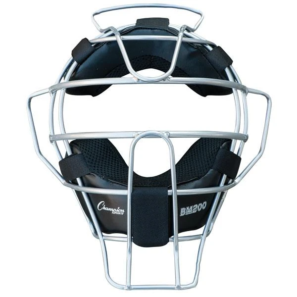 Champion Sports Ultra Lightweight Umpires Face Mask Silver
