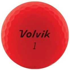 Sportsman's Supply Inc Volvik 2020 Vivid 3 Pc Golf Balls Matte Red