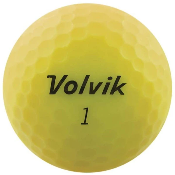 Sportsman's Supply Inc Volvik 2020 Vivid 3 Pc Golf Balls Matte Yellow