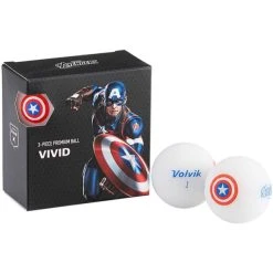 Sportsman's Supply Inc Volvik Marvel Golf Balls 4pk-Captain America